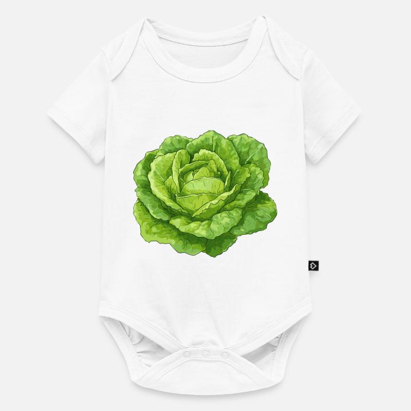 Salade - Body à manches courtes Premium Bébé - blanc