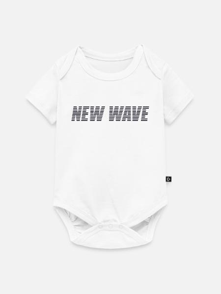 New Wave - Baby Premium Kurzarmbody - Weiß