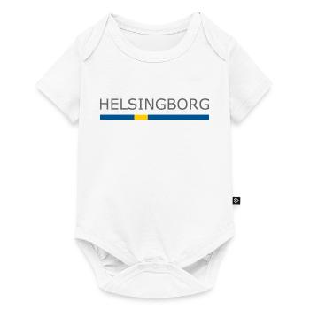 Sweden Flag - Helsingborg - Sverige - Schweden - Baby Premium short-sleeve bodysuit - white - Front