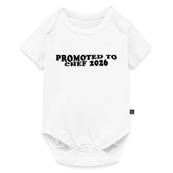 Promoted to Chef 2026 – Funny Cooking Design - Baby Premium short-sleeve bodysuit - white - Front