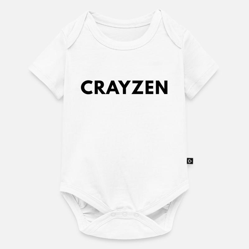 CRAYZEN - Baby Premium short-sleeve bodysuit - white
