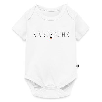T-shirt de fan de Karlsruhe – Pour de vrais fans - Body à manches courtes Premium Bébé - blanc - Devant