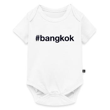 Bangkok Thailand Hashtag - Baby Premium short-sleeve bodysuit - white - Front