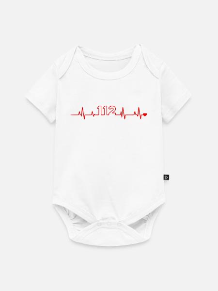 ekg 112 - Baby Premium Kurzarmbody - Weiß