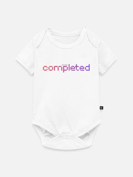 Already completed! - Baby Premium Kurzarmbody - Weiß