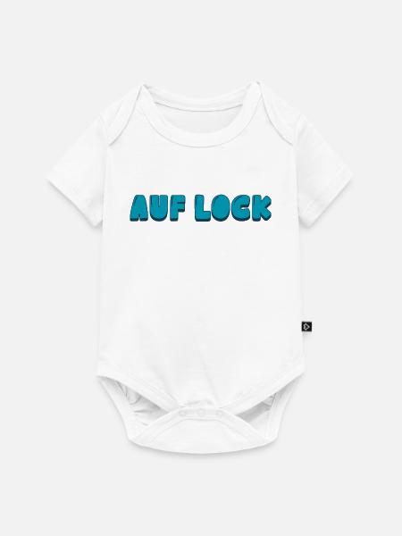 Auf Lock - Baby Premium Kurzarmbody - Weiß