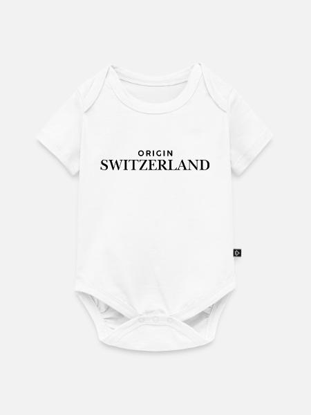 Origin Switzerland - Baby Premium Kurzarmbody - Weiß