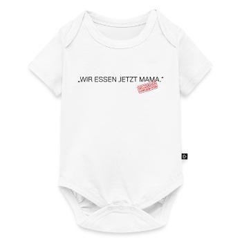 Satzzeichen Retten Leben Spruch - Baby Premium Kurzarmbody - Weiß - Vorne