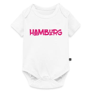 Hamburg - Hansestadt - Alster - Elbe - Hafen - Baby Premium Kurzarmbody - Weiß - Vorne
