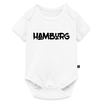 Hamburg - Hansestadt - Alster - Elbe - Hafen - Baby Premium Kurzarmbody - Weiß - Vorne