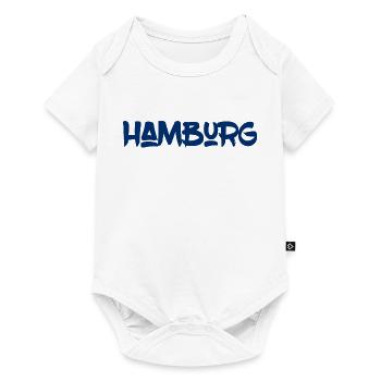Hamburg - Hansestadt - Alster - Elbe - Hafen - Baby Premium Kurzarmbody - Weiß - Vorne