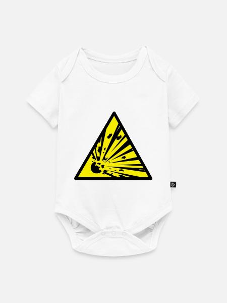 explosiv - Baby Premium Kurzarmbody - Weiß
