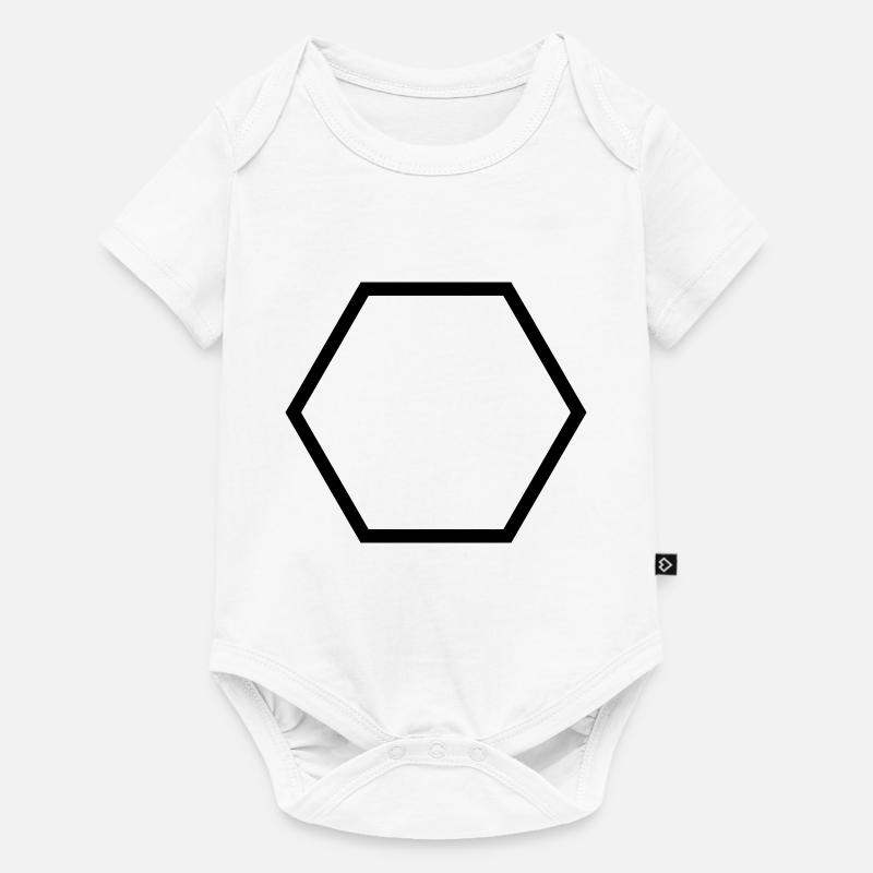 Polygon (customize) - Baby Premium short-sleeve bodysuit - white
