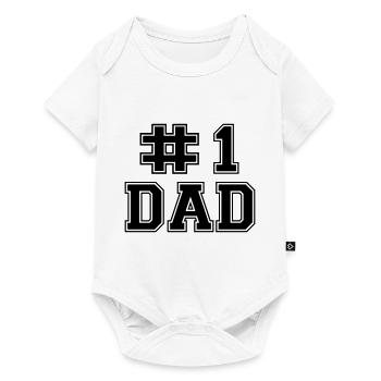 Numer One Dad - Baby Premium short-sleeve bodysuit - white - Front
