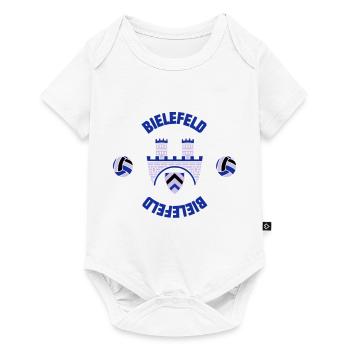 Bielefeld (ID: 001013) - Baby Premium Kurzarmbody - Weiß - Vorne