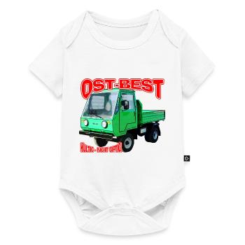 Multicar M25 bunt - Baby Premium Kurzarmbody - Weiß - Vorne