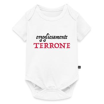 orgogliosamente terrone - Baby Premium short-sleeve bodysuit - white - Front