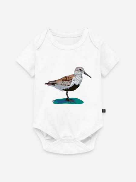 Alpenstrandläufer - Baby Premium Kurzarmbody - Weiß
