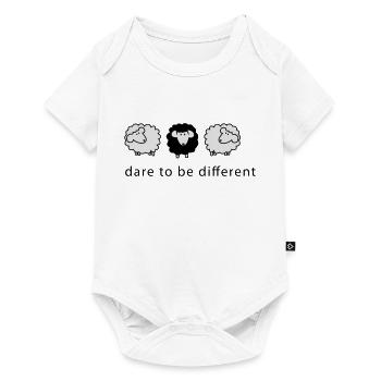 brebis noire - Body à manches courtes Premium Bébé - blanc - Devant