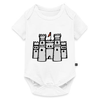 castle_ - Body à manches courtes Premium Bébé - blanc - Devant