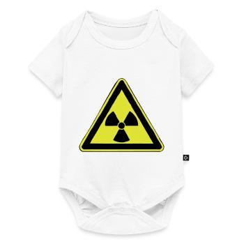 radioaktiv - Baby Premium Kurzarmbody - Weiß - Vorne