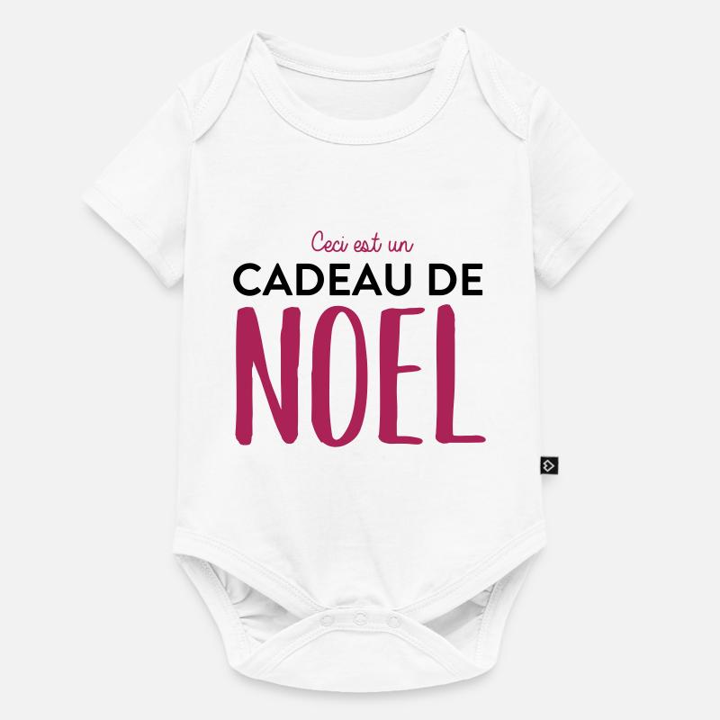 cadeau de noel - Body à manches courtes Premium Bébé - blanc