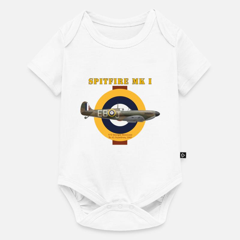 Spitfire Mk I Bennions - Body à manches courtes Premium Bébé - blanc