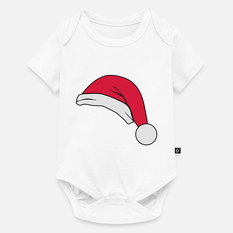 santahat - Baby Premium Kurzarmbody - Weiß