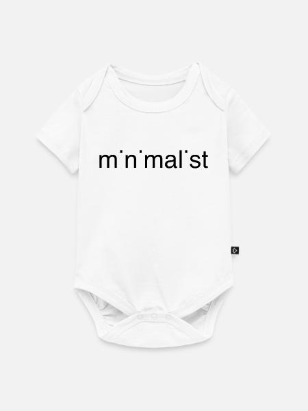 minimalist - Baby Premium short-sleeve bodysuit - white