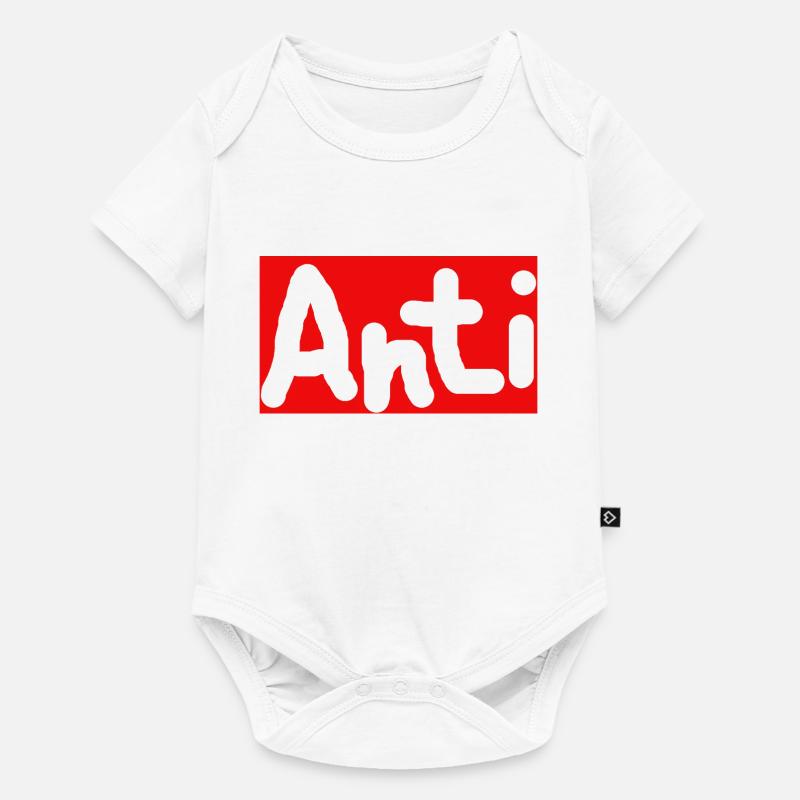 contre - Body à manches courtes Premium Bébé - blanc