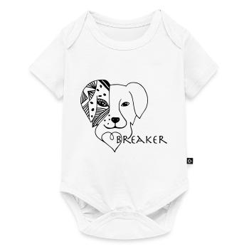 Cadeau de brise-cœur australien berger australien - Body à manches courtes Premium Bébé - blanc - Devant