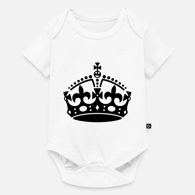 Keep Calm Crown - Baby Premium short-sleeve bodysuit - white