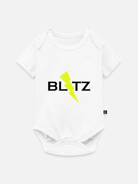 BLITZ - Baby Premium Kurzarmbody - Weiß