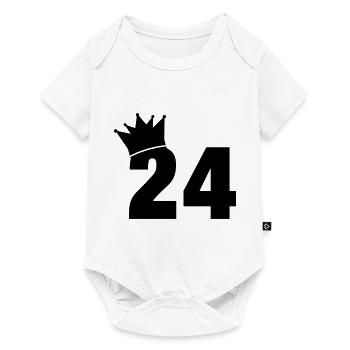 24_krone_f1 - Baby Premium short-sleeve bodysuit - white - Front