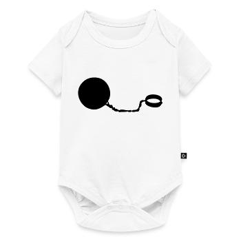 string1 Drag Ball - Baby Premium Kurzarmbody - Weiß - Vorne