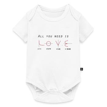 All you are is Love - mathematics joke analysis - Baby Premium short-sleeve bodysuit - white - Front