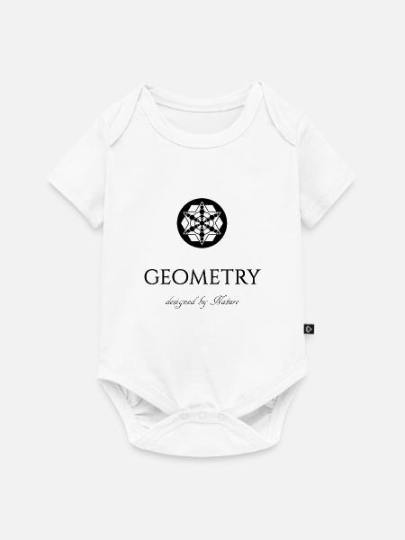 Metatronstern - Baby Premium Kurzarmbody - Weiß