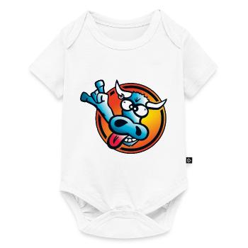 Tiroler Leitkuh - Baby Premium Kurzarmbody - Weiß - Vorne