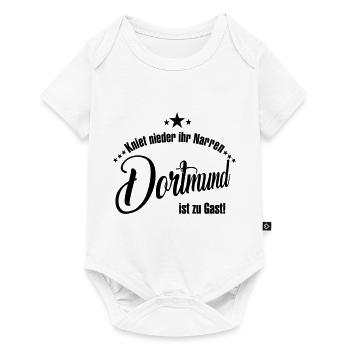 Dortmund - Baby Premium Kurzarmbody - Weiß - Vorne