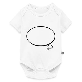 sprechblase - Baby Premium Kurzarmbody - Weiß - Vorne