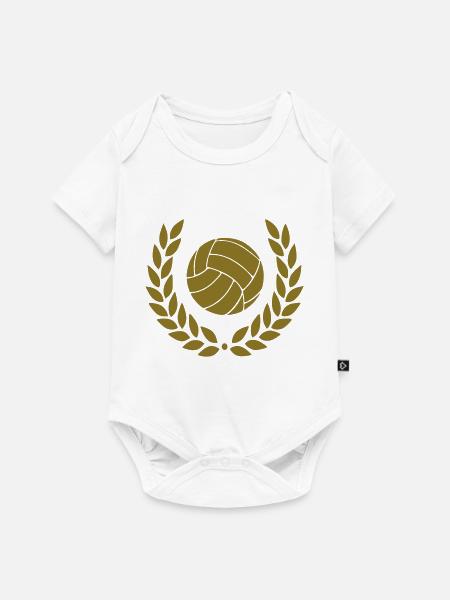 Volleyball - Baby Premium Kurzarmbody - Weiß