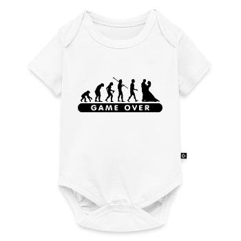 Game over - Baby Premium short-sleeve bodysuit - white - Front