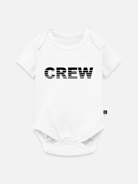 Crew - Baby Premium Kurzarmbody - Weiß