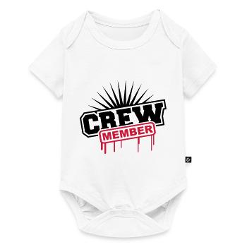 Crew Member Graffiti - Body à manches courtes Premium Bébé - blanc - Devant