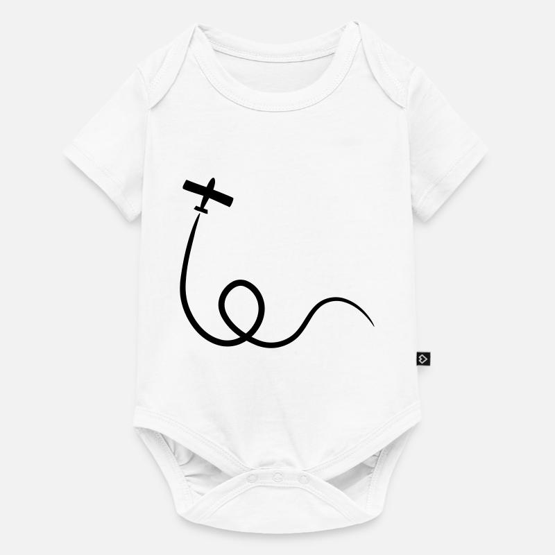 Airplane - Body à manches courtes Premium Bébé - blanc