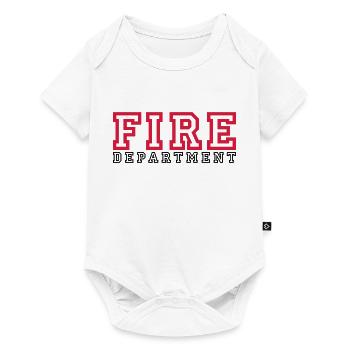 FIRE lettering Department - Baby Premium short-sleeve bodysuit - white - Front