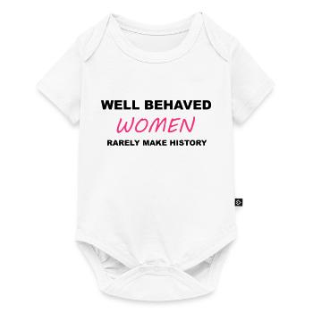 Women - Baby Premium short-sleeve bodysuit - white - Front