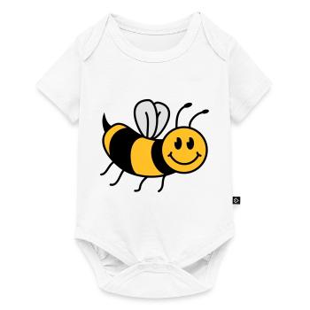 Cute sweet little bee - Baby Premium short-sleeve bodysuit - white - Front