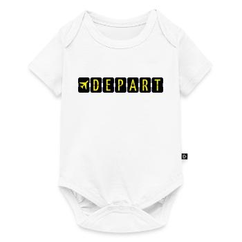 Départ - Body à manches courtes Premium Bébé - blanc - Devant