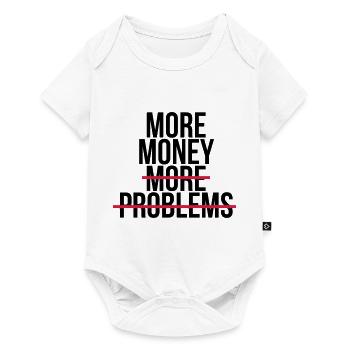 More money more problems - Baby Premium short-sleeve bodysuit - white - Front